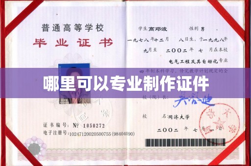 池州哪里可以专业制作证件