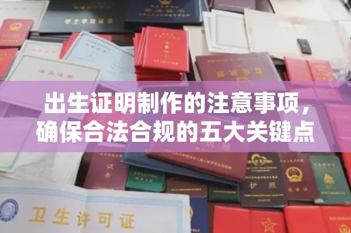 池州出生证明制作的注意事项，确保合法合规的五大关键点