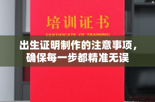 池州出生证明制作的注意事项，确保每一步都精准无误