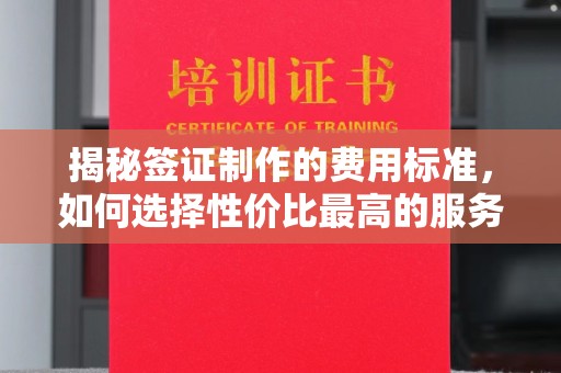 池州揭秘签证制作的费用标准，如何选择性价比最高的服务？