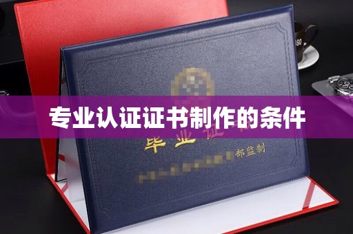 池州专业认证证书制作的条件
