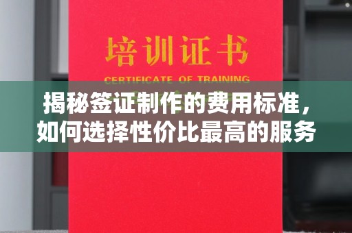 池州揭秘签证制作的费用标准，如何选择性价比最高的服务？