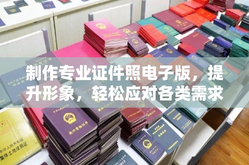 池州制作专业证件照电子版，提升形象，轻松应对各类需求