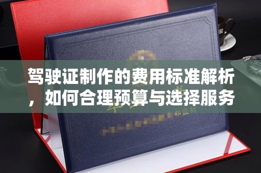 池州驾驶证制作的费用标准解析，如何合理预算与选择服务