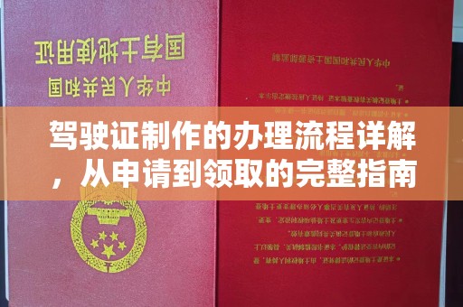 池州驾驶证制作的办理流程详解，从申请到领取的完整指南