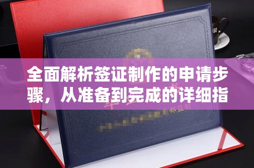 池州全面解析签证制作的申请步骤，从准备到完成的详细指南
