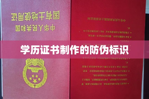 池州学历证书制作的防伪标识