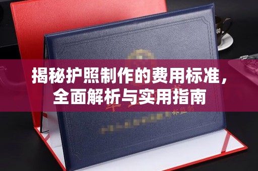 池州揭秘护照制作的费用标准，全面解析与实用指南