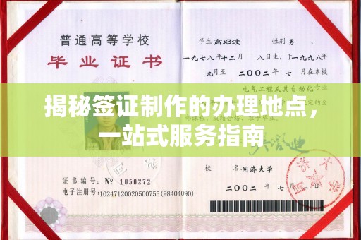 池州揭秘签证制作的办理地点，一站式服务指南