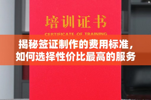 池州揭秘签证制作的费用标准，如何选择性价比最高的服务？