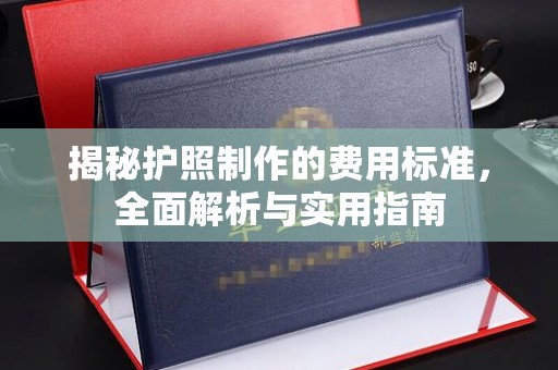 池州揭秘护照制作的费用标准，全面解析与实用指南
